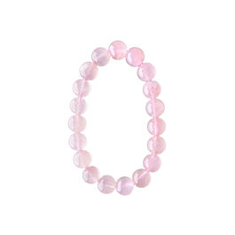 Rose quartz beaded bracelet